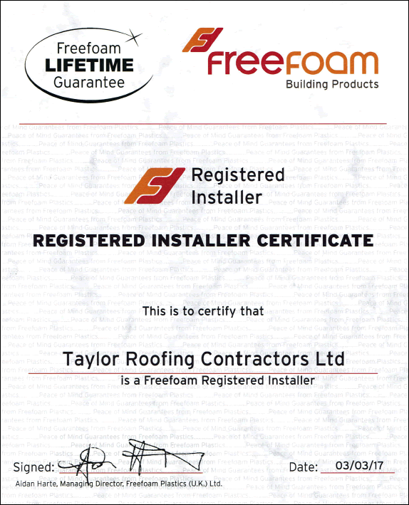 Freefoam registered installer